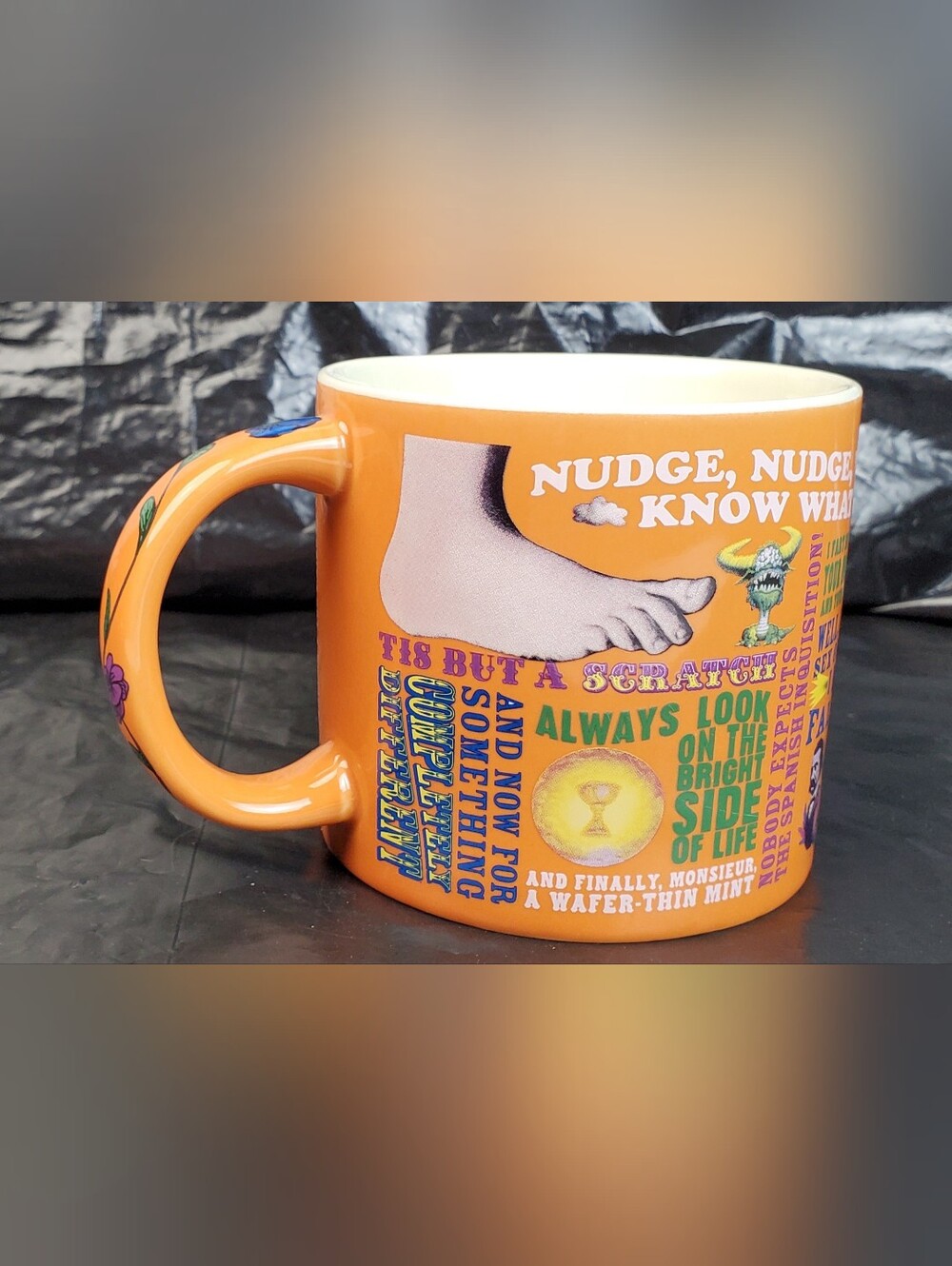The Unemployed Philosophers Guild 2014 Monty Python Quotes 16oz Coffee Mug - EUC